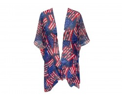 USA Flag Pattern Kimono