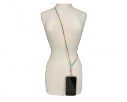 Multi Crystal Cell Phone Cross body Strap Multi Crystal Cell Phone Cross body Strap