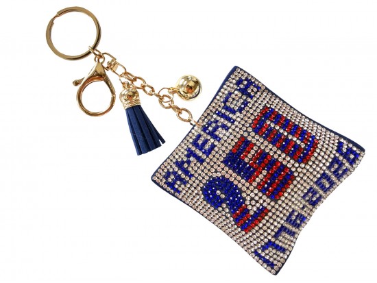 America 250 1776 2026 Centennial Puffy Keychain America 250 1776 2026 Centennial Puffy Keychain