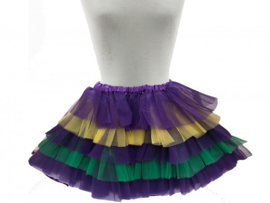 Mardi Gras Stripe Layer Tutu Dress. Mardi Gras Stripe Layer Tutu Dress.