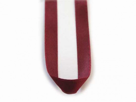 16" Maroon Satin Ribbon Necklace