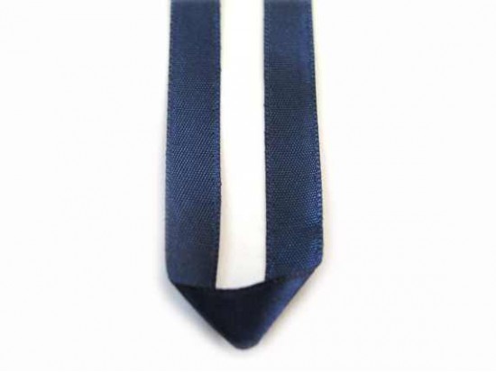 16" Navy Blue Satin Ribbon Necklace
