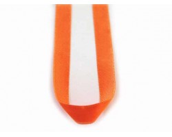 16" Orange Satin Ribbon Necklace