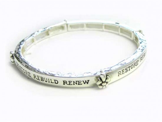 Restore Rebuild Renew Fleur De Lis Bracelet Restore Rebuild Renew Fleur De Lis Bracelet