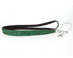 Emerald Crystal Lanyard For ID Tags Or Eye Glasses