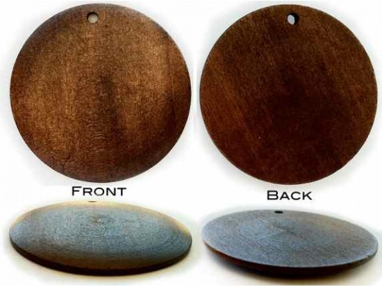 50mm Natural Dark Wood Top Drilled Pendant 25pcs 50mm Natural Dark Wood Top Drilled Pendant 25pcs
