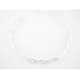Silver Open Cut Icthuse Fish Flat Neck Cuff Choker