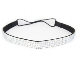 AB Crystal 5 Row Headband Stretch