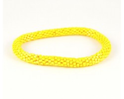 Yellow Genuine Nepal Hand Crafted Roll On Mission Bracelets
