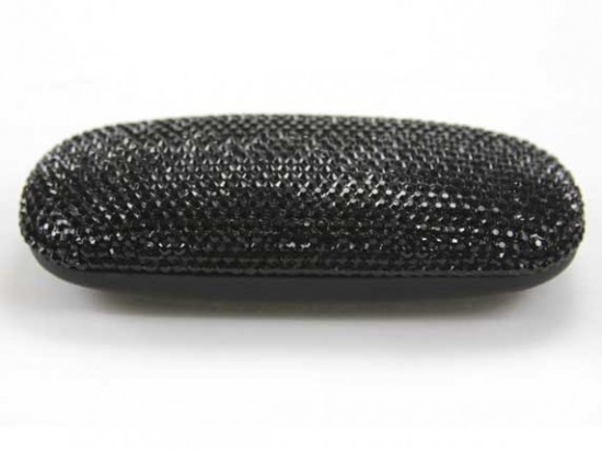 Jet Crystal Glass Case