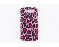 Pink Leopard Crystal Galaxy S III Cell Phone Case