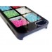 Black Assorted Crystal Square Window iPhone 5 Cell Phone Case