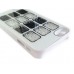 White Jet & Clear Crystal Box Window iPhone 5 Cell Phone Case