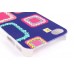 Square Pattern Multi Color Crystal iPhone 4 & 4S Cell Case