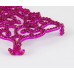 Fuchsia Crystal Lace Cutout iPhone 4/4s Cell Phone Case