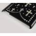 Silver & Crystal Cross Black iPad Case Generation 3&4