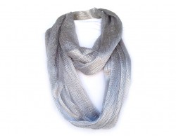 Silver Thread Infinity Scarf