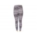 Black White Stripes Tribal Patterns Leggings