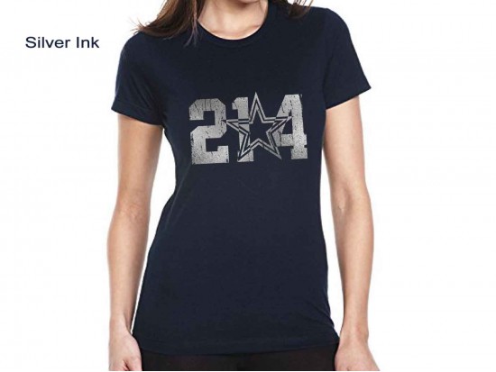 214 Dallas Texas Star Female Short Sleeve Shirt