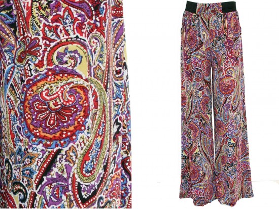 Multi Paisley Print Lounge Pants