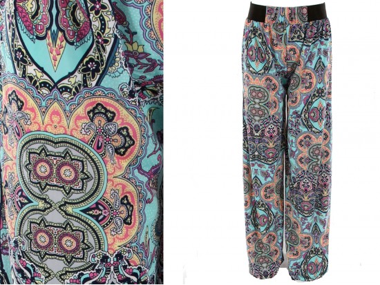 Multi Tribal Print Lounge Pants