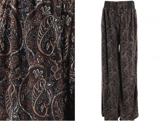 Brown Pasily Print Lounge Pants Brown Pasily Print Lounge Pants