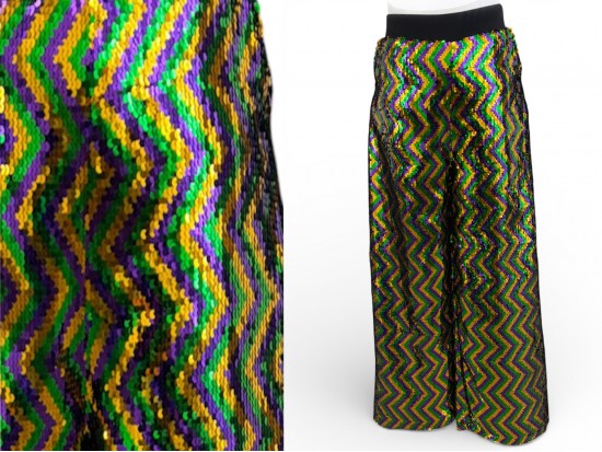 Mardi Gras Sequin Chevron Lounge Pants Mardi Gras Sequin Chevron Lounge Pants