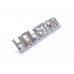 Clear Crystal Houston Silver Brooch Pin