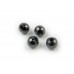 4 mm Plain Plated Large Hole Beads