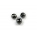 6 mm Plain Plated Large Hole Beads