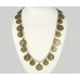 Antique Gold Plate Australia Half Penny Small & Large Coin Necklace