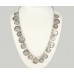 Antique Silver Plate Australia Half Penny Small & Large Coin Necklace Antique Silver Plate Australia Half Penny Small & Large Coin Necklace