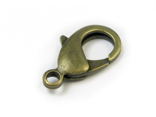 Antique Gold Plate Lobster Claw Clasp X-Lg 12x24mm Antique Gold Plate Lobster Claw Clasp X-Lg 12x24mm