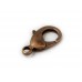 Antique Copper Plate Lobster Claw Clasp X-Lg 12x24mm