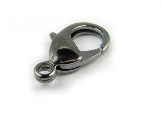 Gun Metal Lobster Claw Clasp X-Lg 12x24mm
