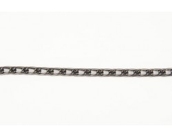 Gunmetal Plate Offset Double Link Curb Chain