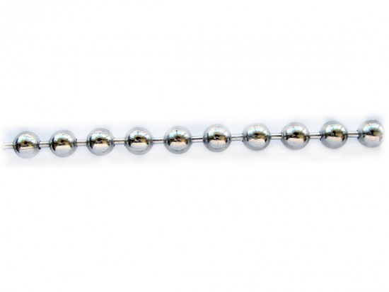 Nickel Plate 6mm Bead Chain #13