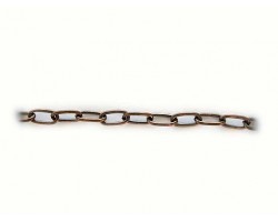 5x8mm Antique Copper Small Oval Link Chain