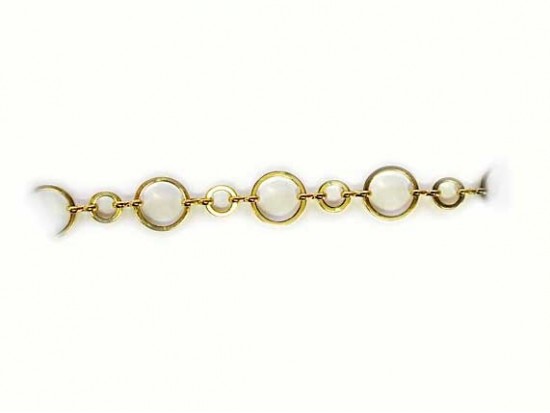 9mm Gold Plate Large Small Flat Clamps Chain 9mm Gold Plate Large Small Flat Clamps Chain