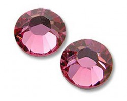 20ss 2028 Rose Flat Back China Crystals 5gro