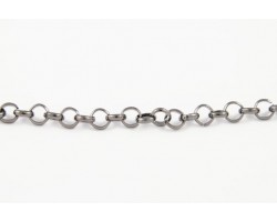 Gunmetal 5mm Rolo Chain