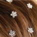 Crystal Daisy Flower Hair Pin 24pc Crystal Daisy Flower Hair Pin 24pc