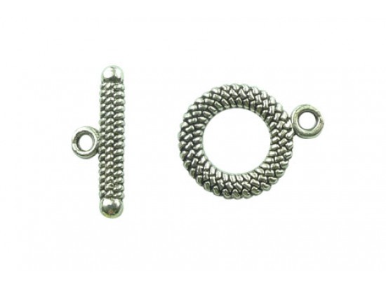 Antique Silver 21mm Scale Design Knobs T-bar Toggle Antique Silver 21mm Scale Design Knobs T-bar Toggle