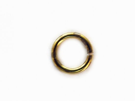 6mm Gold Plate Jump Ring