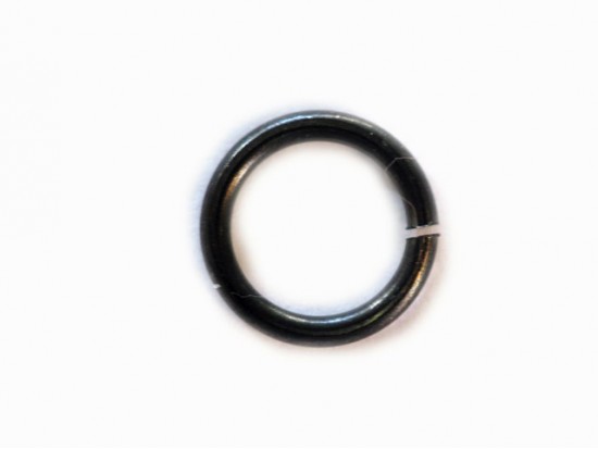 8mm Black Antique Gunmetal Jump Ring