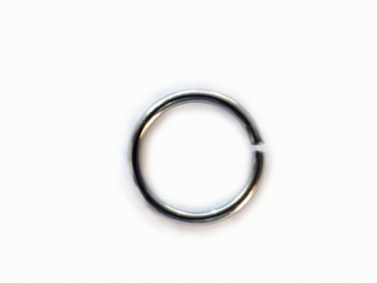 8mm Antique Silver Plate Jump Ring 8mm Antique Silver Plate Jump Ring