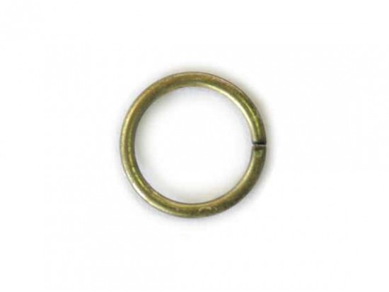 10mm Antique Gold Plate Jump Ring