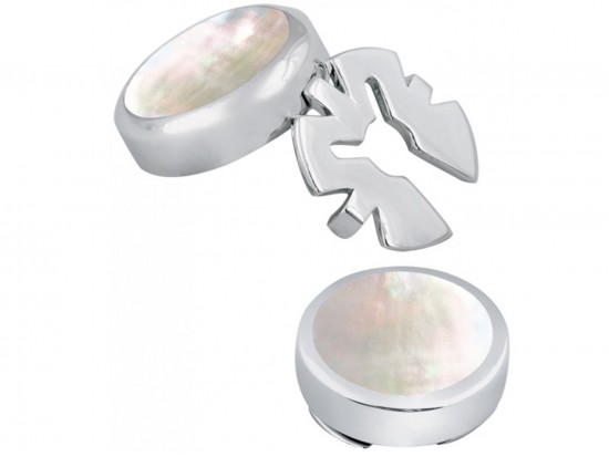 Silver Plate Button Cover Back 100 Pkg
