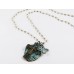 Oxidized Antique Gold Distressed Cross Filigree Oval Necklace Oxidized Antique Gold Distressed Cross Filigree Oval Necklace