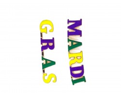 Mardi Gras MARDI GRAS Post Earrings